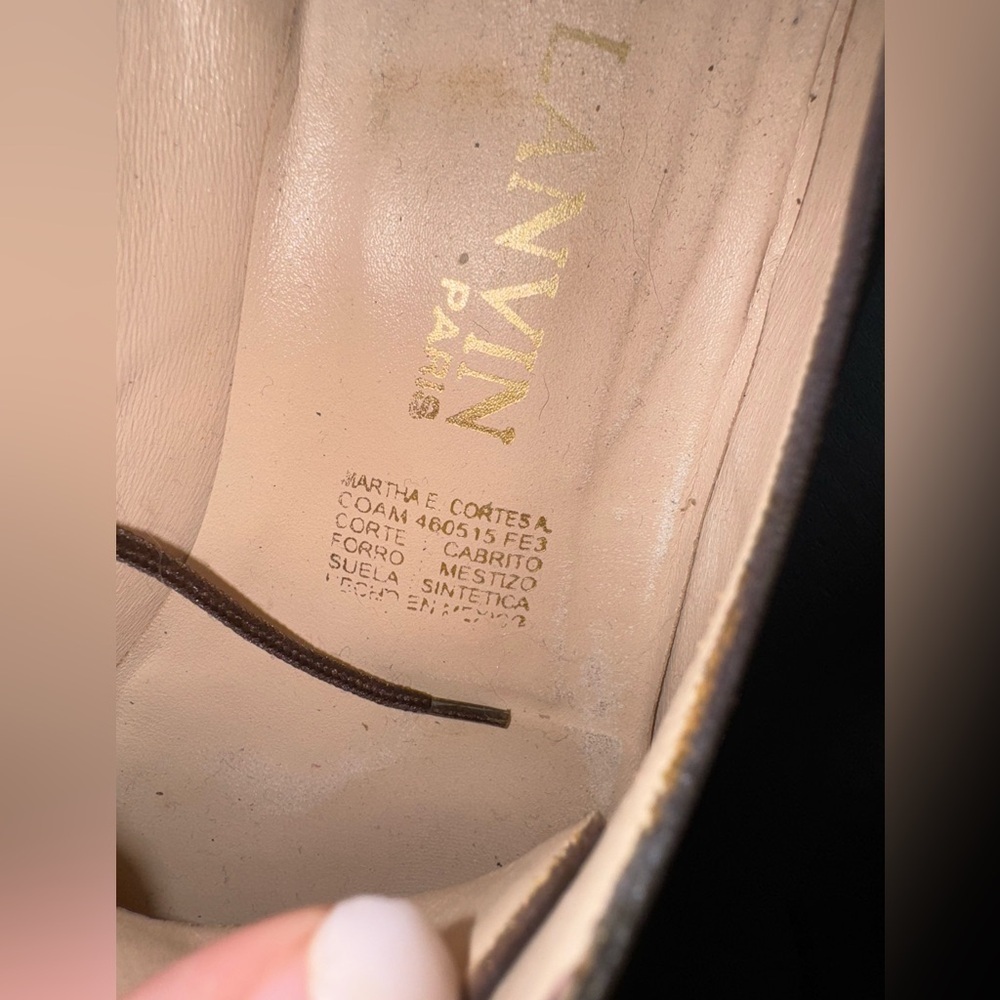 Lanvin Paris Women’s Dress Lace- up shoes - Picture 5 of 9